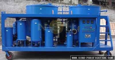 155kw Vacuum Engine Oil Purification Machine Degassing Dehydration