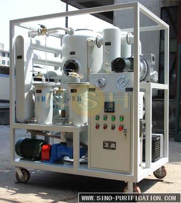 Double-Stage Vacuum Oil Purifier Insulating Fluid Dehydration Degassing Filtration System