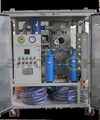 6000 liters/ hour Double-Stage Transformer Oil Purification Machine Oil cleaning equipment with steel cover