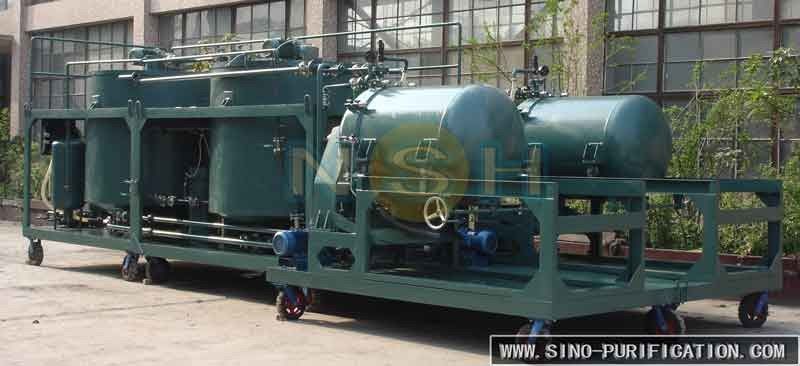 60kw 600L/H Degassing Lubricating Oil Purifier Diesel Distillation