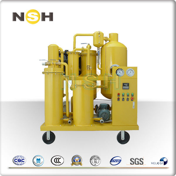 380V Vacuum Lube Oil Purification System / Waste Lubricant Oil Recycling Plant
