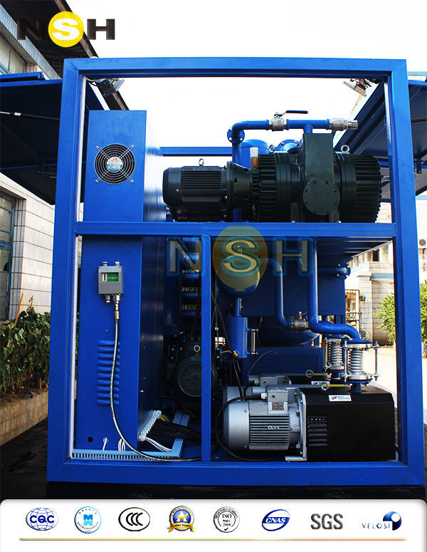 Outdoor Mobile Transformer Oil Purifier Double Stage With Trailer High Voltage