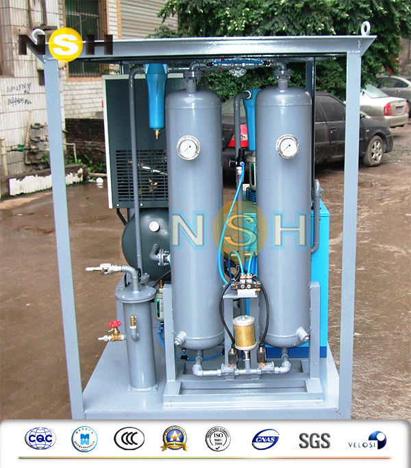Double Tanks Compressed Air Generator , Continuous Supply Compressed Air Dryer Unit