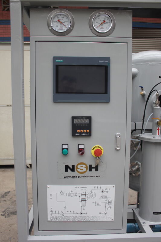 HMI Touch Screen Vacuum Transformer Oil Purifier PLC System 3000 Liter Per Hour