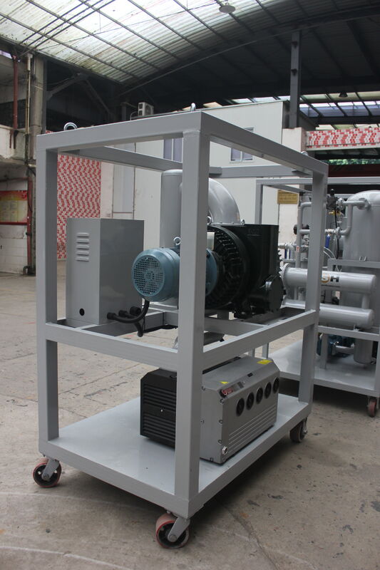 Double Stage Vacuum Pump Unit Movable Transformer Evacuation 0.05 Pa