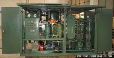 4800L/H Transformer Oil Regeneration Machine 77kw Recylcling