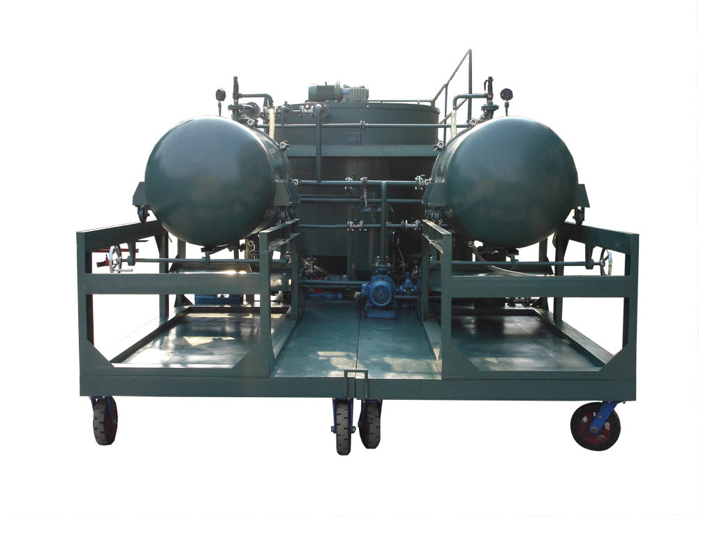 Dehydration Degassing 81kw Vacuum Oil Purifier OEM Dehydration Demulsification