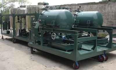 Heat Treatment 81kw Vacuum Oil Treatment Machine Environmentally Friendly
