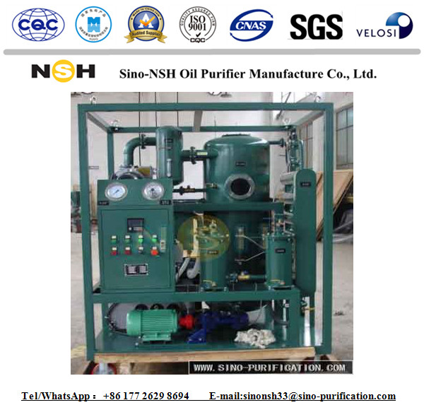 Vacuum Transformer Oil Filtration Machine 300L / Min Double Stage
