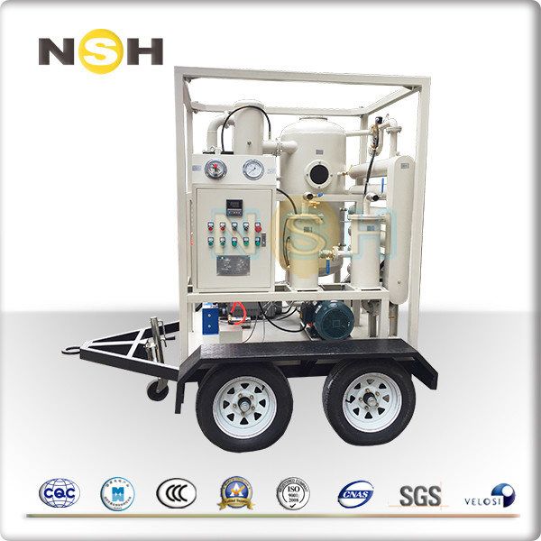 Compact Mobile Insulation Oil Purifier Dielectric Strength Enhancement Purification System