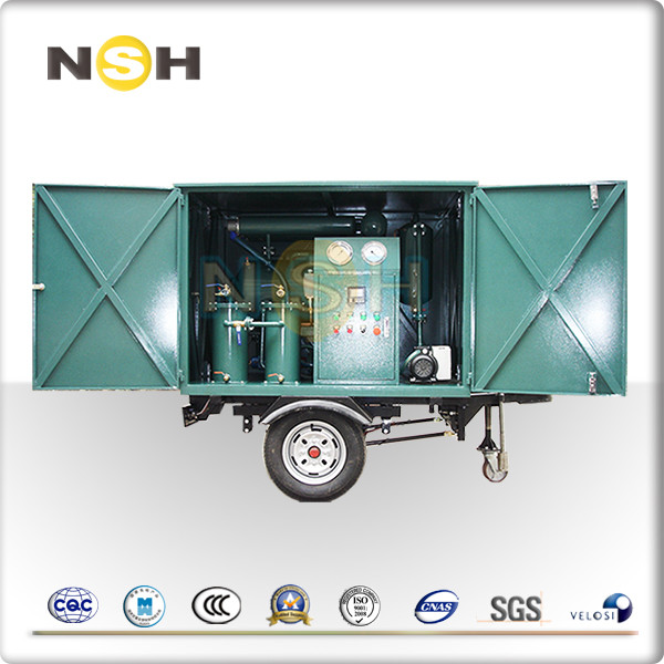 2000 LPH Transformer Oil Filtration / Oil Filtration Plant With Aluminum Closed Doors