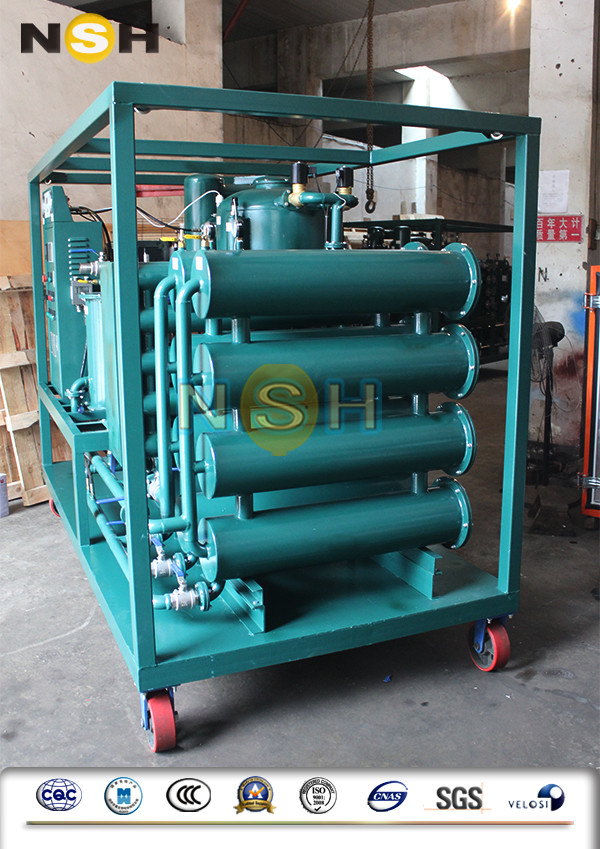 Discharging Type Transformer Oil Purifier 3000 - 9000 L/H Remove Impurities