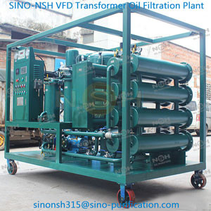 Transformer Oil Filtration Plant  Insulation Oil Purifier Double Stage High Efficiency Vavuum Oil Filtration Mahine