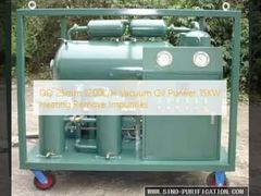 Pemurni Oli Vakum OD 25mm 1200L/H 15KW Pemanas Hilangkan Kotoran