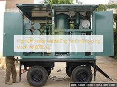 Mesin Daur Ulang Oli Bekas Efisiensi Tinggi 600L/H